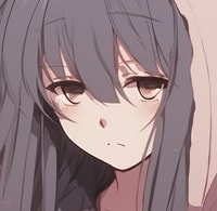 Profile picture (depressed anime pfp) with dims of 403x394 and size of 183.65 KB