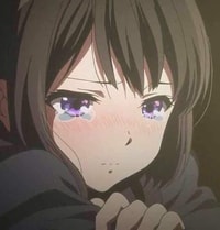 Profile picture (depressed anime pfp) with dims of 597x624 and size of 215.65 KB