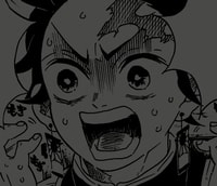 Profile picture (tanjiro anime pfp) with dims of 717x618 and size of 305.49 KB