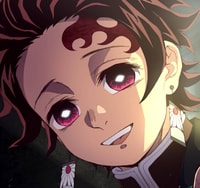 Profile picture (tanjiro anime pfp) with dims of 1123x1056 and size of 786.75 KB