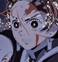 Profile picture (tanjiro anime pfp) with dims of 445x478 and size of 318.23 KB