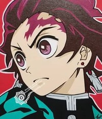 Profile picture (tanjiro anime pfp) with dims of 235x274 and size of 114.04 KB