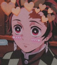 Profile picture (tanjiro anime pfp) with dims of 316x358 and size of 174.96 KB