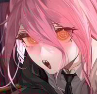 Profile picture (power chainsaw man pfp) with dims of 1362x1323 and size of 1455.59 KB