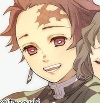 Profile picture (tanjiro anime pfp) with dims of 263x270 and size of 104.80 KB