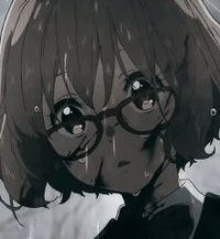 Profile picture (depressed anime pfp) with dims of 221x240 and size of 60.95 KB