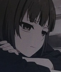 Profile picture (depressed anime pfp) with dims of 337x403 and size of 137.09 KB