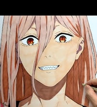 Profile picture (power chainsaw man pfp) with dims of 283x310 and size of 120.14 KB