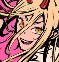 Profile picture (power chainsaw man pfp) with dims of 332x346 and size of 208.18 KB