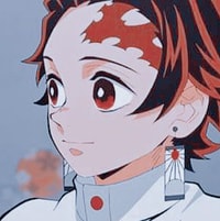 Profile picture (tanjiro anime pfp) with dims of 294x296 and size of 118.35 KB