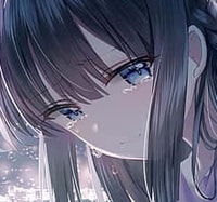 Profile picture (depressed anime pfp) with dims of 241x226 and size of 81.82 KB