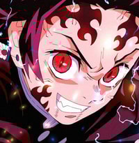 Profile picture (tanjiro anime pfp) with dims of 440x452 and size of 337.12 KB