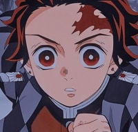 Profile picture (tanjiro anime pfp) with dims of 450x430 and size of 250.49 KB