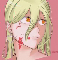 Profile picture (power chainsaw man pfp) with dims of 590x611 and size of 559.21 KB