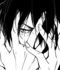 Profile picture (depressed anime pfp) with dims of 436x507 and size of 128.30 KB