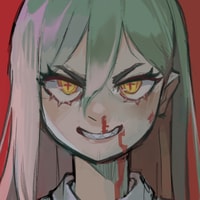 Profile picture (power chainsaw man pfp) with dims of 1155x1155 and size of 1095.01 KB