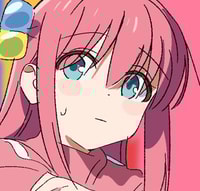 Profile picture (boochi the rock anime pfp) with dims of 322x308 and size of 137.61 KB