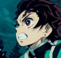 Profile picture (tanjiro anime pfp) with dims of 280x270 and size of 96.38 KB