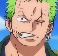 Profile picture (zoro anime pfp one eye) with dims of 686x659 and size of 452.35 KB