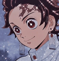 Profile picture (tanjiro anime pfp) with dims of 636x655 and size of 613.61 KB