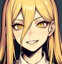 Profile picture (power chainsaw man pfp) with dims of 317x330 and size of 180.03 KB