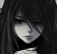 Profile picture (depressed anime pfp) with dims of 542x520 and size of 367.81 KB