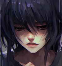 Profile picture (depressed anime pfp) with dims of 704x749 and size of 634.86 KB