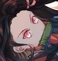 Profile picture (tanjiro anime pfp) with dims of 319x337 and size of 146.75 KB