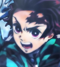 Profile picture (tanjiro anime pfp) with dims of 637x710 and size of 482.31 KB