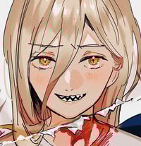 Profile picture (power chainsaw man pfp) with dims of 378x392 and size of 298.62 KB