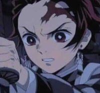 Profile picture (tanjiro anime pfp) with dims of 274x255 and size of 74.80 KB