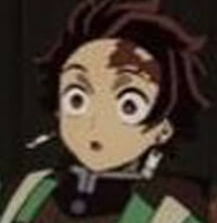 Profile picture (tanjiro anime pfp) with dims of 218x225 and size of 49.65 KB