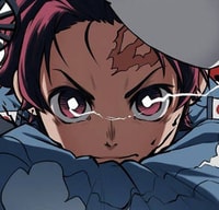 Profile picture (tanjiro anime pfp) with dims of 294x283 and size of 120.20 KB
