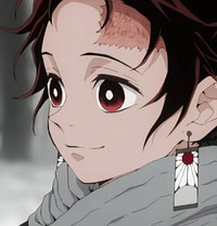 Profile picture (tanjiro anime pfp) with dims of 659x690 and size of 318.16 KB
