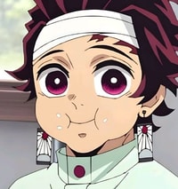 Profile picture (tanjiro anime pfp) with dims of 417x445 and size of 212.16 KB
