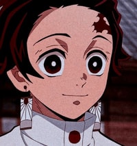 Profile picture (tanjiro anime pfp) with dims of 578x616 and size of 579.54 KB