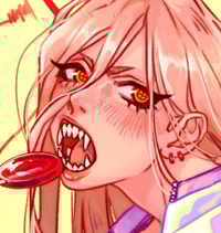 Profile picture (power chainsaw man pfp) with dims of 375x396 and size of 246.45 KB