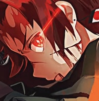 Profile picture (tanjiro anime pfp) with dims of 436x444 and size of 246.75 KB