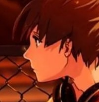 Profile picture (depressed anime pfp) with dims of 396x410 and size of 148.23 KB