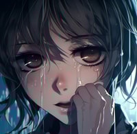 Profile picture (depressed anime pfp) with dims of 1024x1001 and size of 1301.14 KB