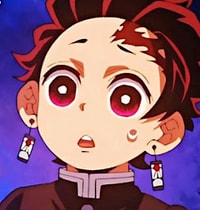 Profile picture (tanjiro anime pfp) with dims of 240x253 and size of 102.55 KB