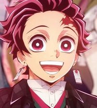 Profile picture (tanjiro anime pfp) with dims of 203x227 and size of 85.38 KB