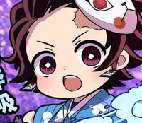 Profile picture (tanjiro anime pfp) with dims of 403x351 and size of 220.19 KB