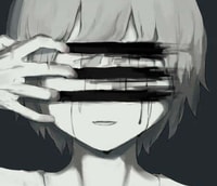 Profile picture (depressed anime pfp) with dims of 449x388 and size of 108.78 KB