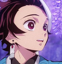 Profile picture (tanjiro anime pfp) with dims of 296x309 and size of 153.66 KB