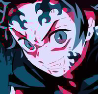 Profile picture (tanjiro anime pfp) with dims of 490x473 and size of 232.13 KB