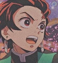 Profile picture (tanjiro anime pfp) with dims of 217x238 and size of 100.80 KB