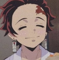 Profile picture (tanjiro anime pfp) with dims of 304x310 and size of 140.78 KB