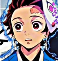 Profile picture (tanjiro anime pfp) with dims of 295x315 and size of 162.55 KB