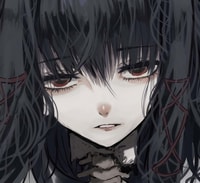 Profile picture (depressed anime pfp) with dims of 997x917 and size of 505.85 KB